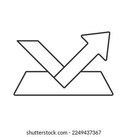 Sun protection  vector icon. Line sign for mobile concept and web design. Symbol, logo illustration. Vector graphics