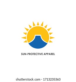 Vektorillustration für Sun-Schutzkleidung