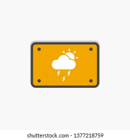 sun and rain icon