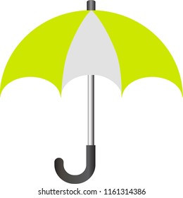 sun and rain umbrella icon.vector