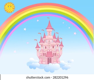 Sun Rainbow and Air Castle
