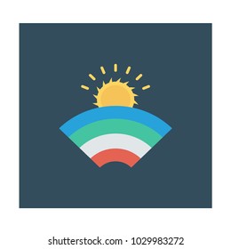 sun rainbow weather 