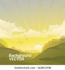 sun ray background
