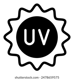 Sun Ray icon for web, app, infographic etc