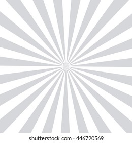 Sun ray pattern vector illustration.gray rays background.