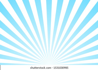 Sun ray retro background vector burst light. Sunrise or sunset retro design.