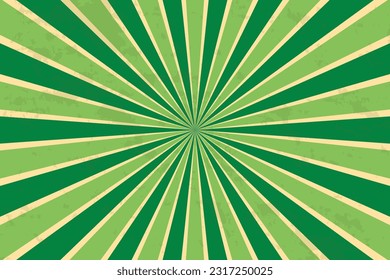 Sun rays background, psychedelic retro 60s 70s design. Fun hippie background. Vector wallpaper templates. Circus poster template.