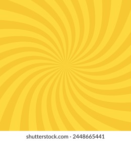 Sun rays background. Radial moving swirl abstract  lines background, light