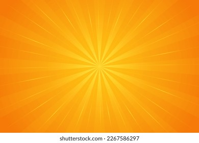 Sun rays background. Summer Banner 