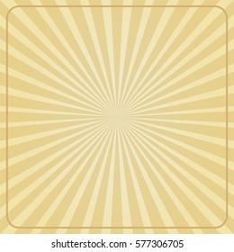 Sun rays background. Vector