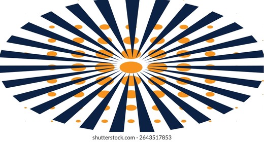 Sun rays background. Vector illustration