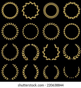 Sun rays collection set of vector abstract background in different colors. 
