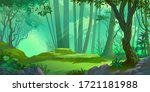 Sun rays falling deep into a thick jungle