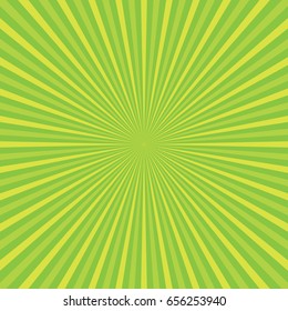 Sun Rays, Green Rays Background