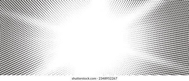 Sun rays halftone background. White and grey radial abstract comic pattern. Vector explosion abstract lines backdrop.