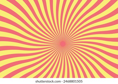 Sun rays icon. Colorful Sunburst and retro background vector icon. Vector illustration.