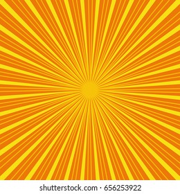 Sun rays. Sun with rays illustration