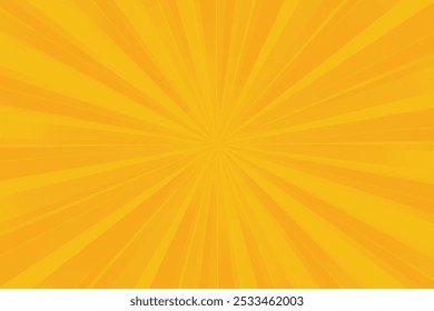 Sun rays illustration. Rays background. Sun ray theme abstract wallpaper. Design elements in vintage style. Web banner. Vector illustration