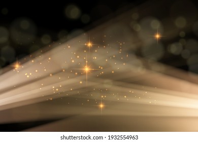 Sonnenstrahlen einzeln auf schwarzem Hintergrund für Overlay-Design