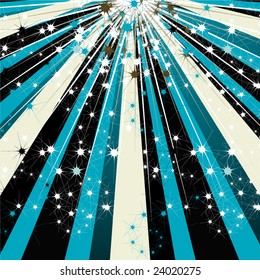 Sun rays modern abstract illustration vector design