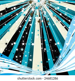 Sun rays modern abstract illustration vector design