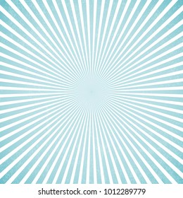 Sun rays, Old paper with stains - Vector