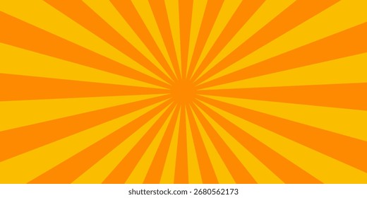Sonnenstrahlen, altes Papier mit Flecken - Vektor