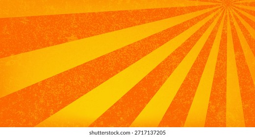Sonnenstrahlen, altes Papier mit Flecken - Vektor
