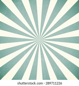 Sun rays, Old paper with stains - Vector