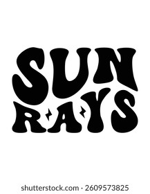 Sun rays Retro Summer Bundle, Summer, Beach, Summertime, Funny Beach Quotes, Summer Quotes, files for cricut, Bundle