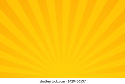 Sun rays. Retro sunburst background. Vector illustration.