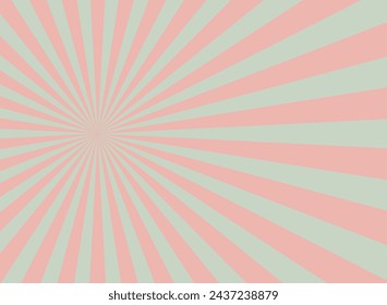 Sun rays Retro vintage style, Sunburst Pattern Background. Rays. Summer Banner Vector illustration