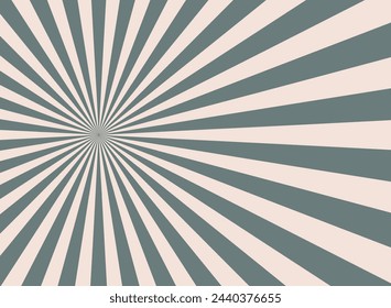 Sun rays Retro vintage style, Sunburst Pattern Background. Rays. Summer Banner Vector illustration
