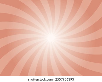 Sun rays retro vintage style Navajo pink background. Abstract swirl sunburst pattern background. Rays backdrop. Summer banner vector illustration.