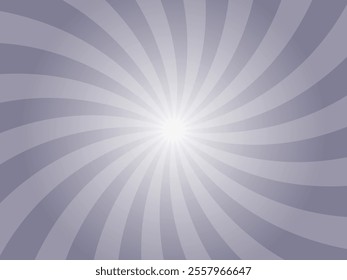 Sun rays retro vintage style grape purple background. Abstract swirl sunburst pattern background. Rays backdrop. Summer banner vector illustration.
