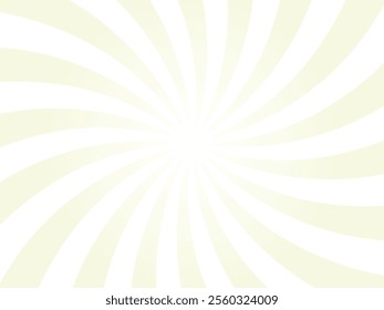 Sun rays retro vintage style beige yellow background. Swirl sunburst pattern background. Rays backdrop. Summer banner vector illustration.