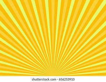 Sun rays. Shiny sun background