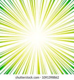Sun rays, sunburst on orange color background. Vector illustration design.