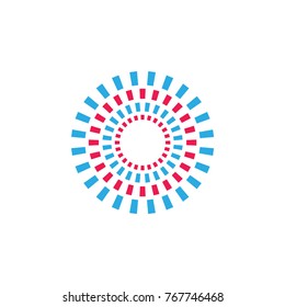 sun rays symbol logo vector