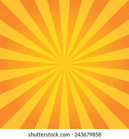 Sun rays. Vector