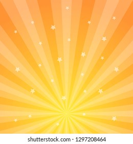 Sun rays vector illustration. Rays background. Sun ray theme abstract wallpaper. Design elements in vintage style. Web banner. Vector illustration