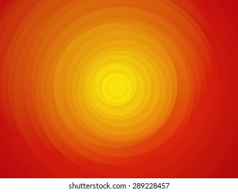 sun red yellow orange background asymmetric circles
