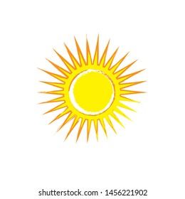 sun rise icon logo design