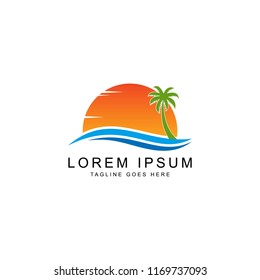 sun rise logo template