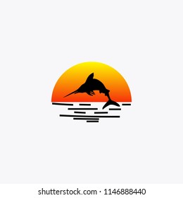 sun rise and sun set logo
