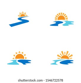 sun river logo design inspiration
