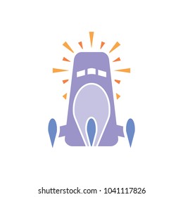Sun Rocket Logo Icon Design