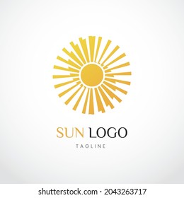 Sun S Letter Light Logo Design