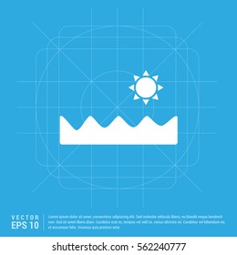 Sun and Sea Icon