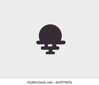 Sun, sea, travel vector logo design. Universal modern tourist logotype.